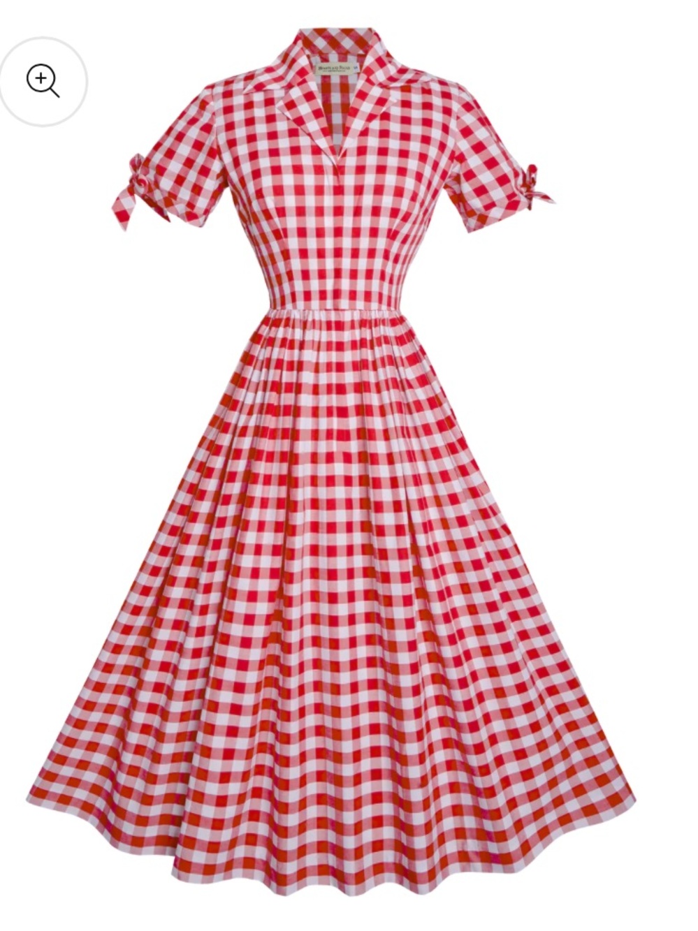 Hearts and Found Trudie Red Gingham BNWT Small Dress